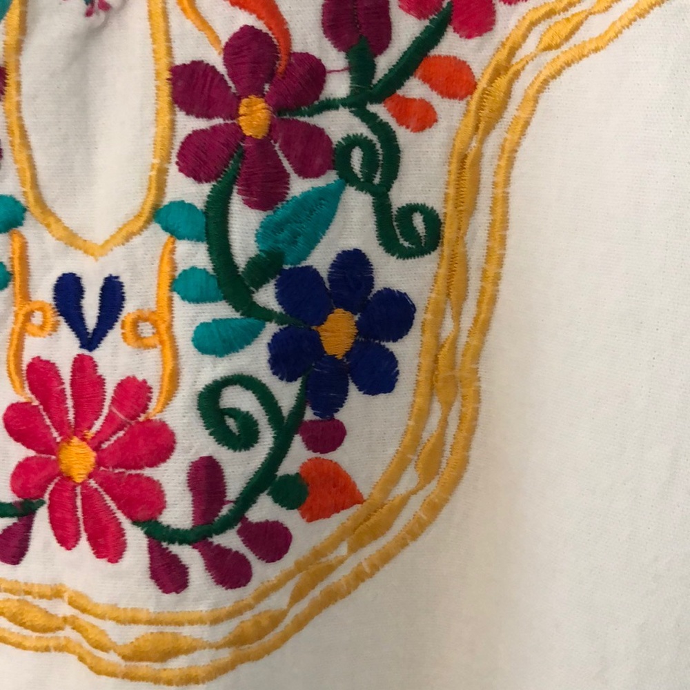 Embroidered Flower Shirt